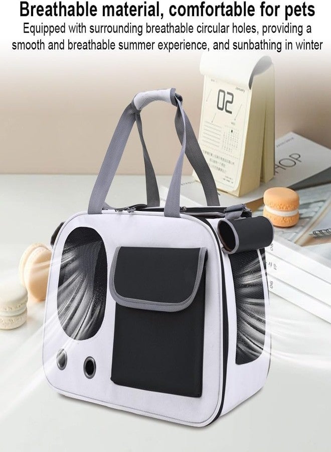 Mokshith Cat Carrier Airline Approved, Soft Sided Dog Carrier, Collapsible Cat Travel Bag, Foldable Large Pet Carrier, Rollable Cover for Nervous Cats (MO-02) - Image 3